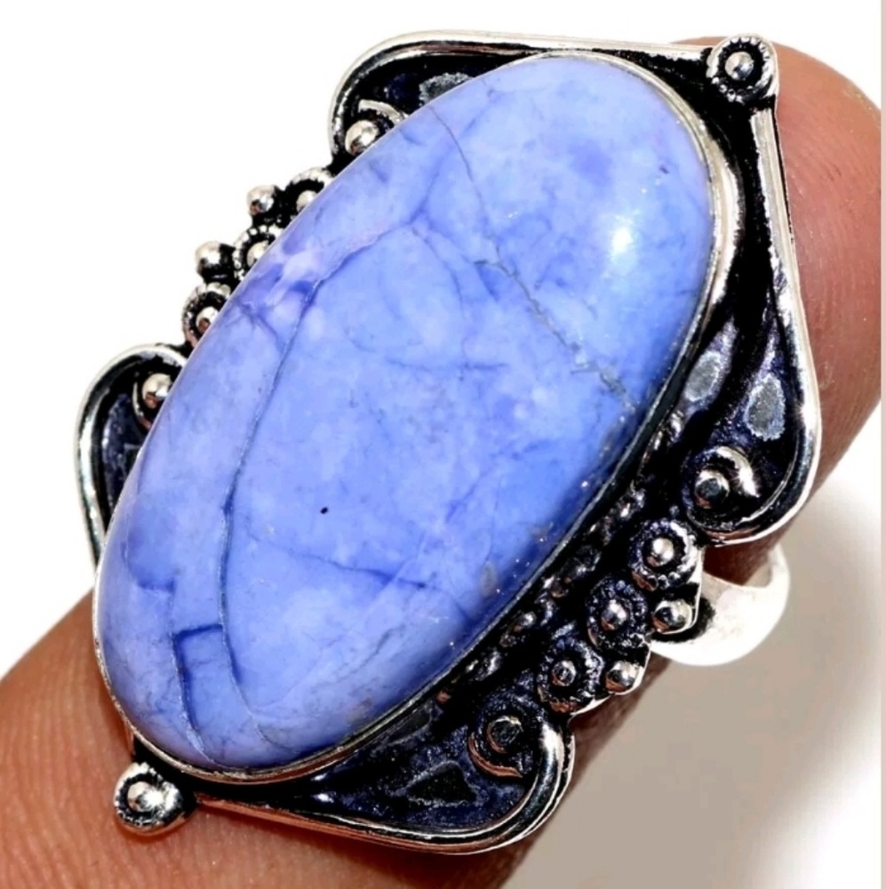 Bohemian Howlite Ring